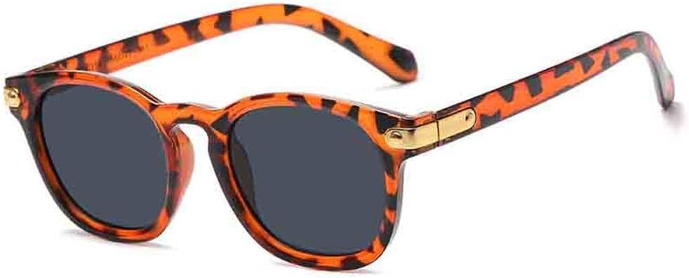 

Винтажные солнцезащитные очки в круглой оправе, роскошные солнцезащитные очки для путешествий, для женщин и мужчин, защита от ультрафиолета UV400 TKKTLLT, Leopard Gray