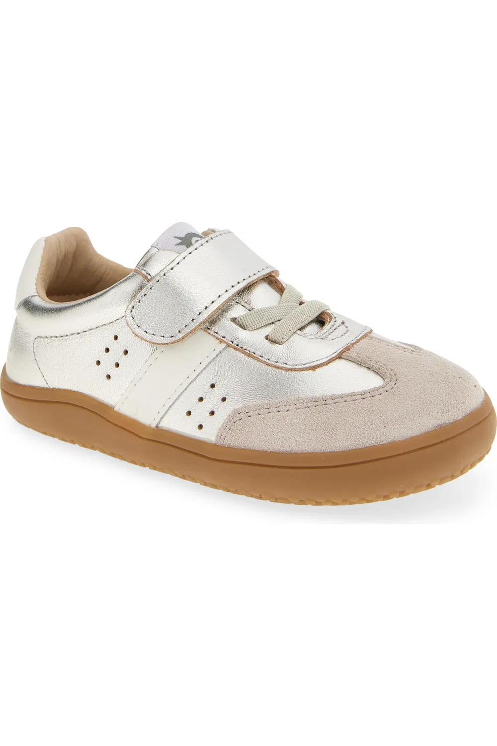 Кроссовки детские спортивные на плоской подошве 6500 Sytlin Barewalk OLD SOLES, Silver/Snow
