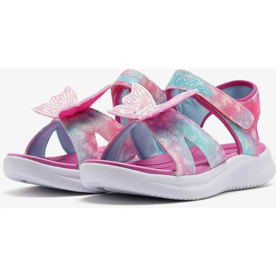 Сандалии с подсветкой Butterfly Brites Skechers, Розовый — фото 3