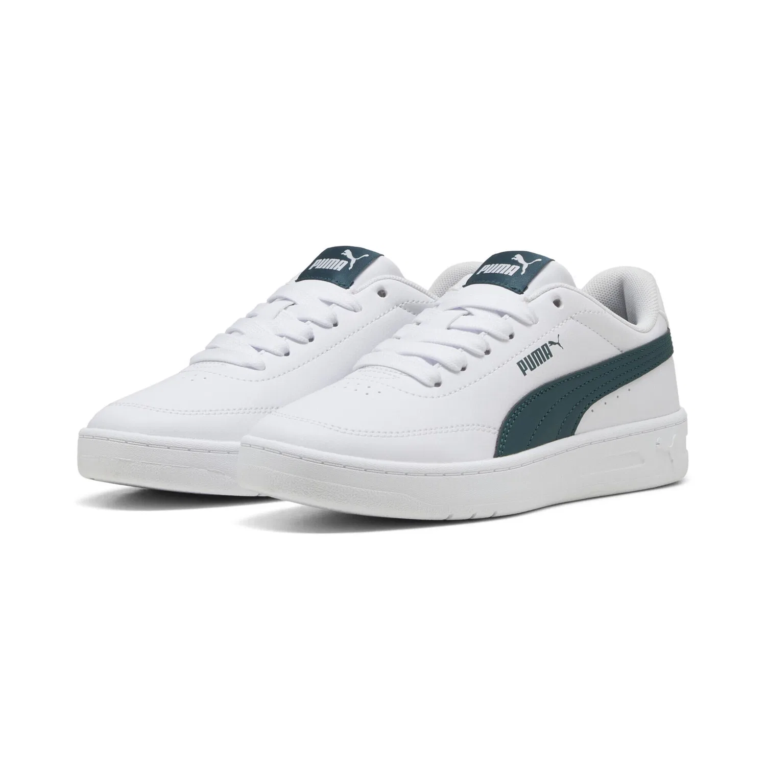Детские кроссовки с классическим дизайном Court Classic Clean Puma, Цвет Weiss Grun