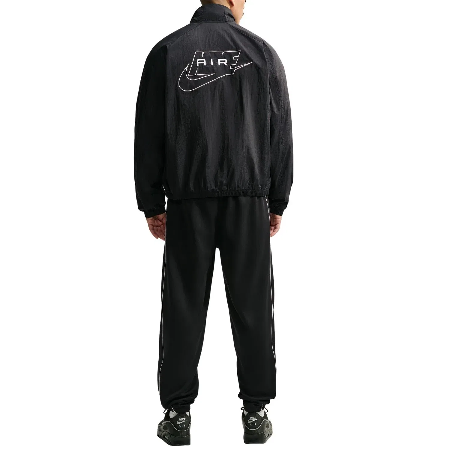 Мужская куртка Nike Air Woven Track Jacket, черный — фото 3