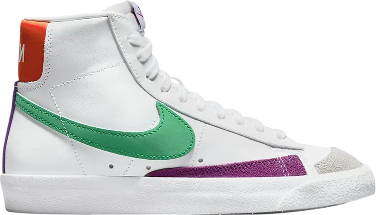 

Кроссовки Nike Wmns Blazer Mid '77 Vintage 'White Green Fuchsia', белый