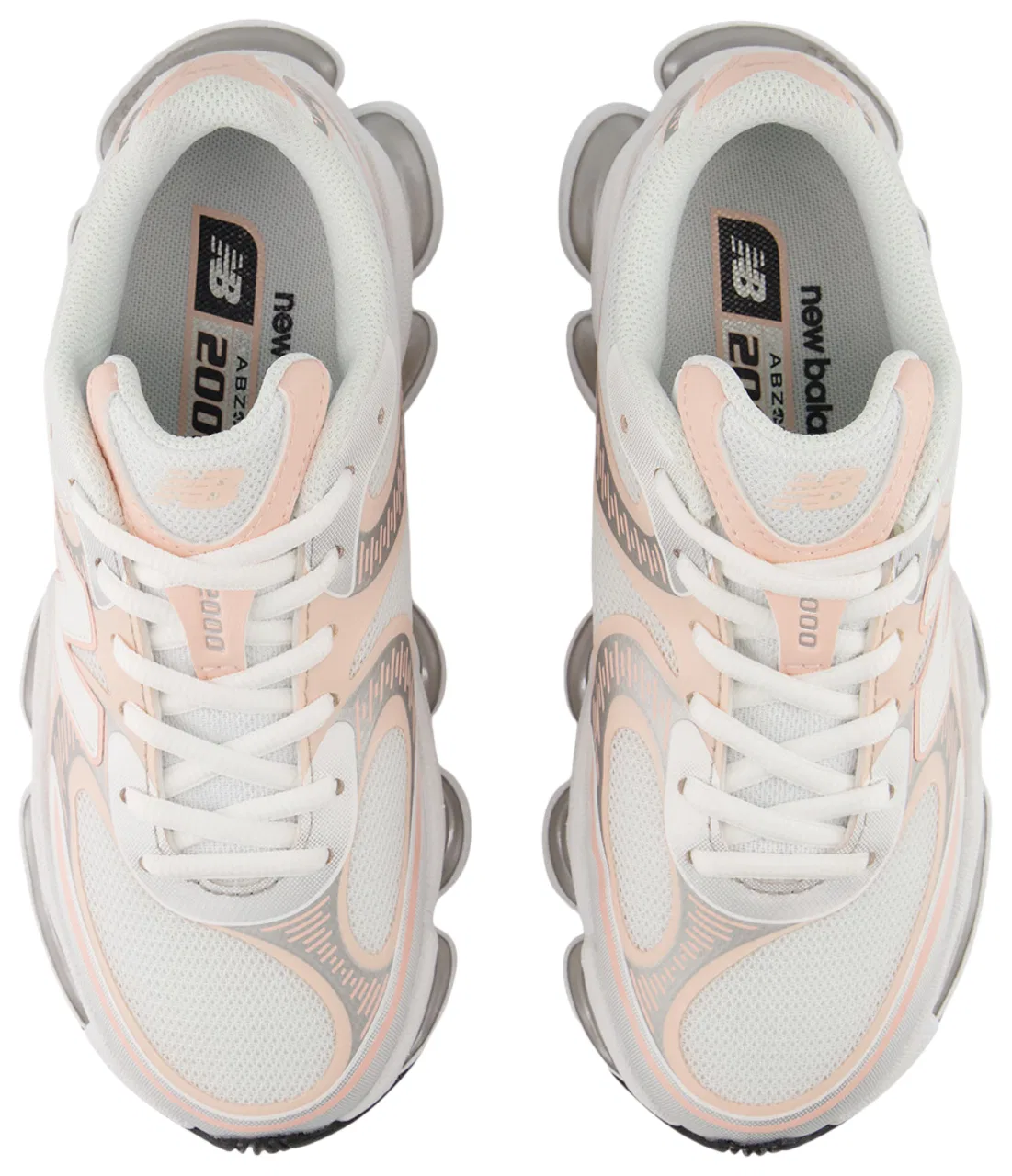 Кроссовки для девочек 2000 New Balance, белый/розовый — фото 4