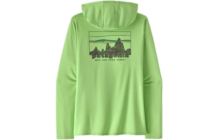 Женская футболка с быстросохнущей тканью Capilene Quick Dry T Shirts Patagonia, Skylark Green
