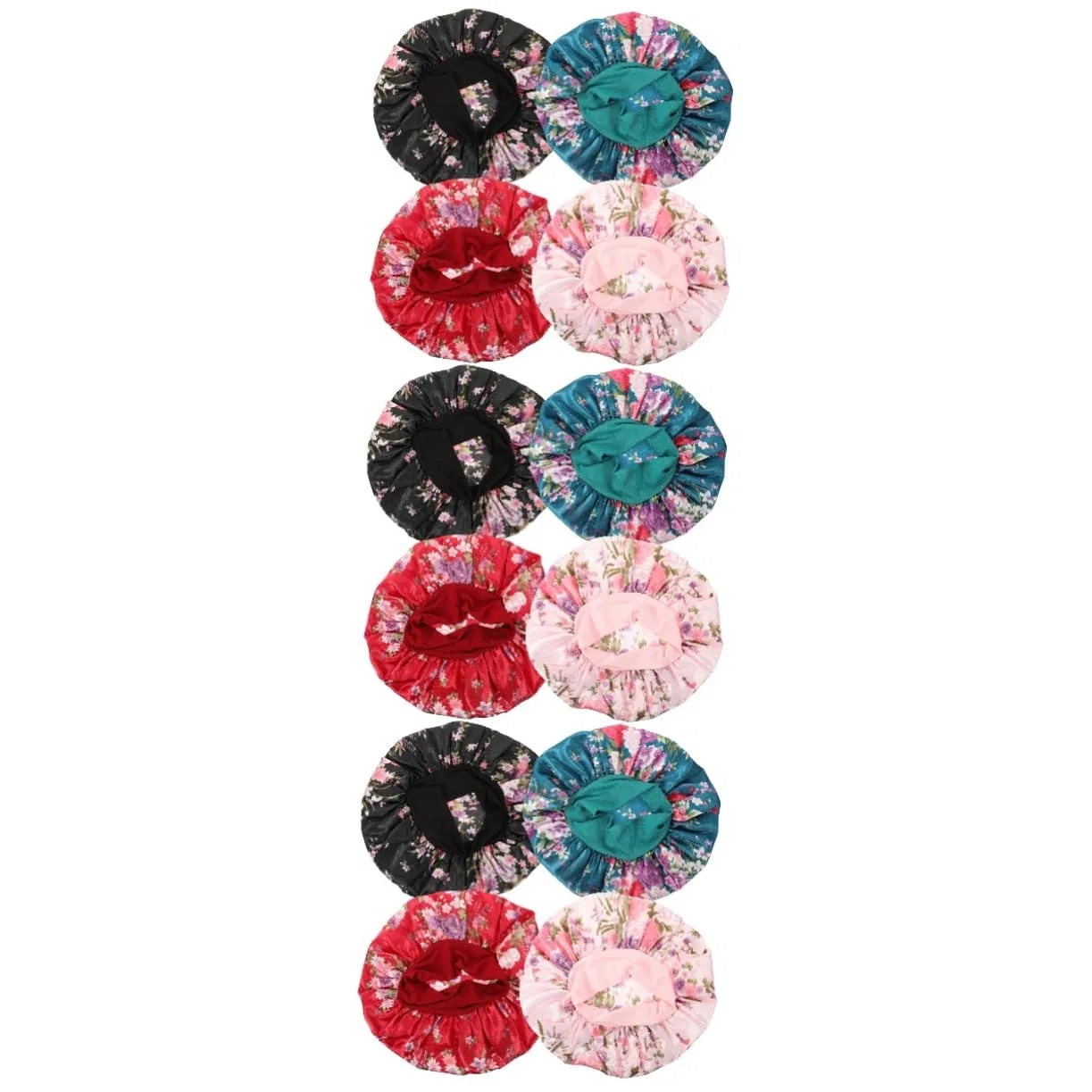 Шапочка для душаs 12-Pack Satin, FRCOLOR, 27x27 cm, Weinrot