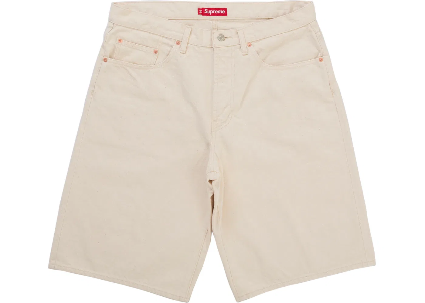 Мужские шорты из денима Supreme Short, White