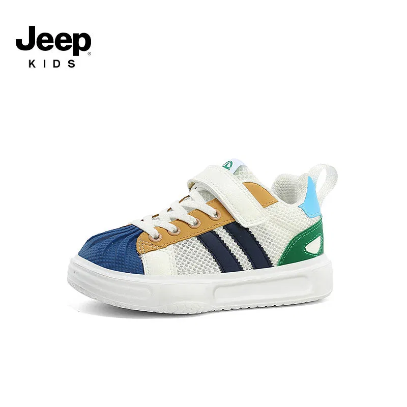 Детские кроссовки для скейтбординга Jeep, White Dark Blue — фото 4
