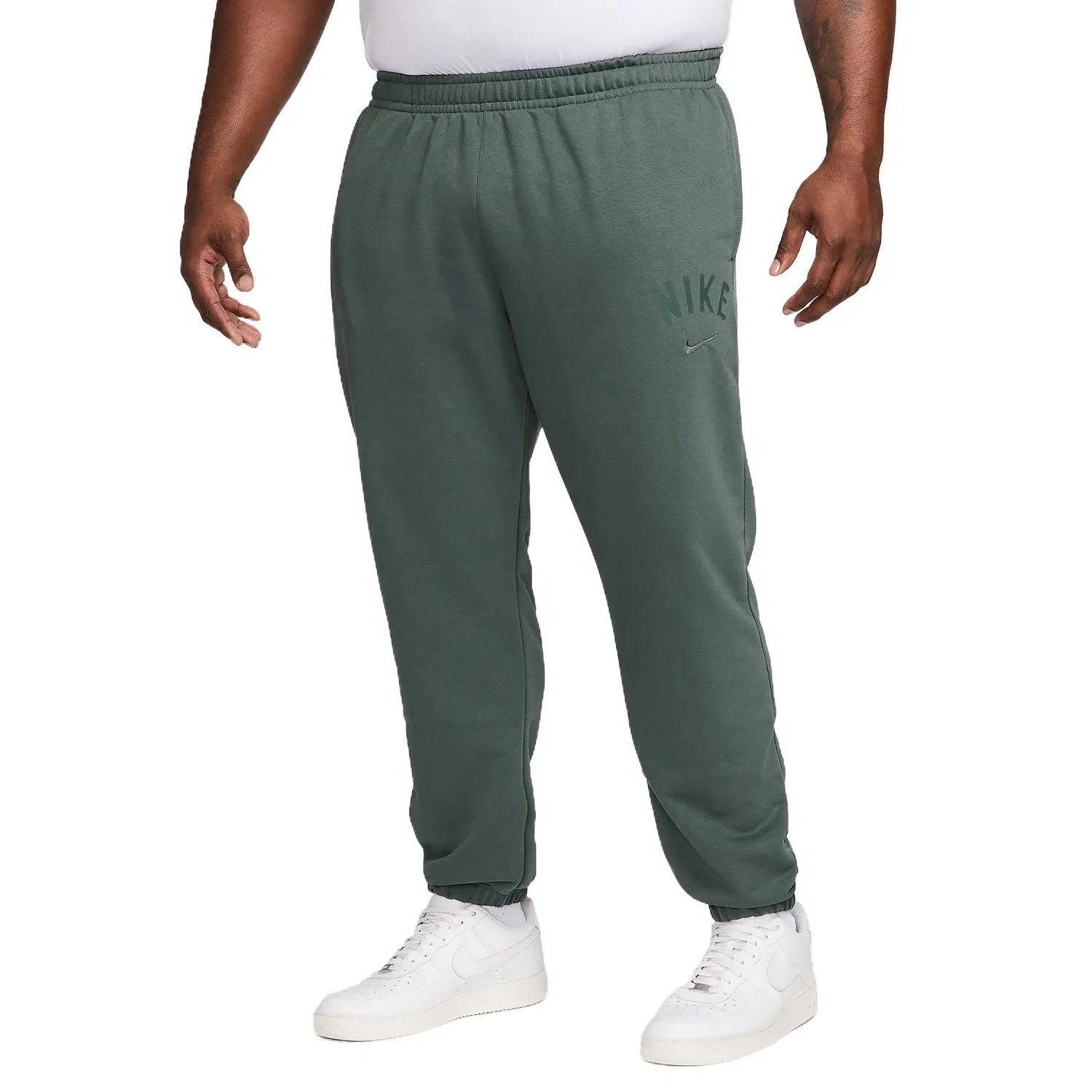 Мужские спортивные брюки Dri-FIT Fleece с логотипом Swoosh, Nike, Green — фото 3