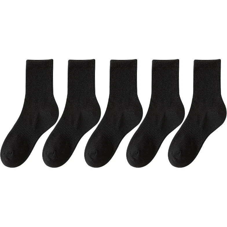Детские носки-гольфы, набор из 5 пар, MADALLO, Black