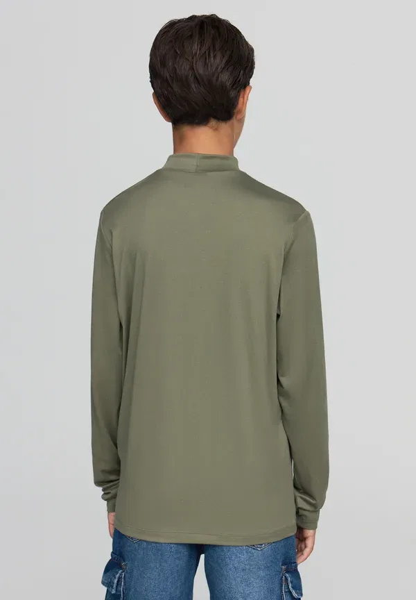 Комплект из 3 водолазок однотонных Lupetto elasticizz Terranova ivory, dark green, черный/темно-зеленый — фото 3
