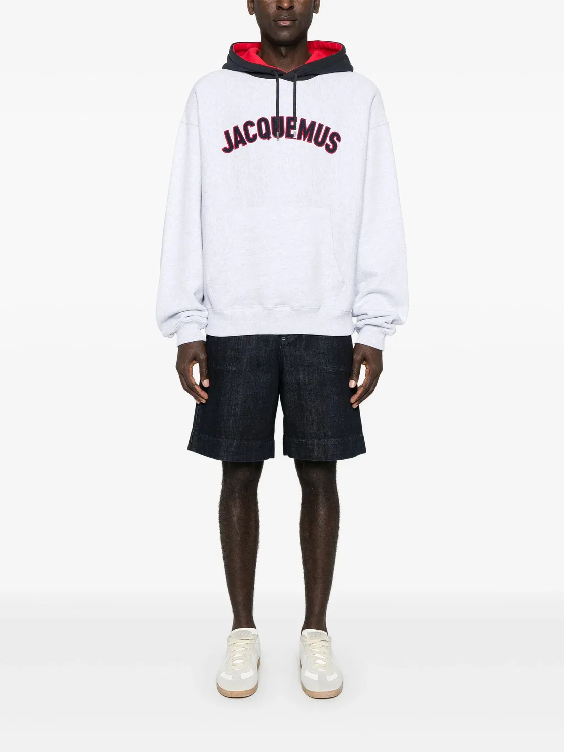 Jacquemus Худи Baseball Серый — фото 2