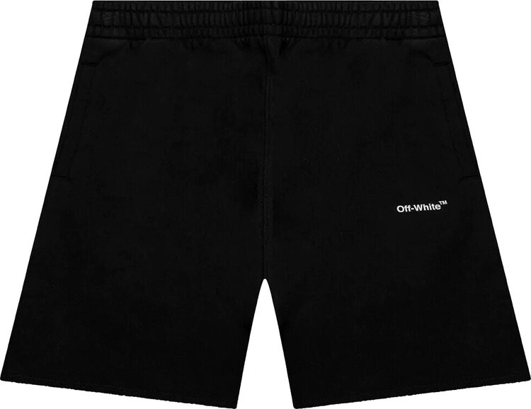 

Спортивные шорты Off-White Caravag Arrow Sweatshort 'Black', черный