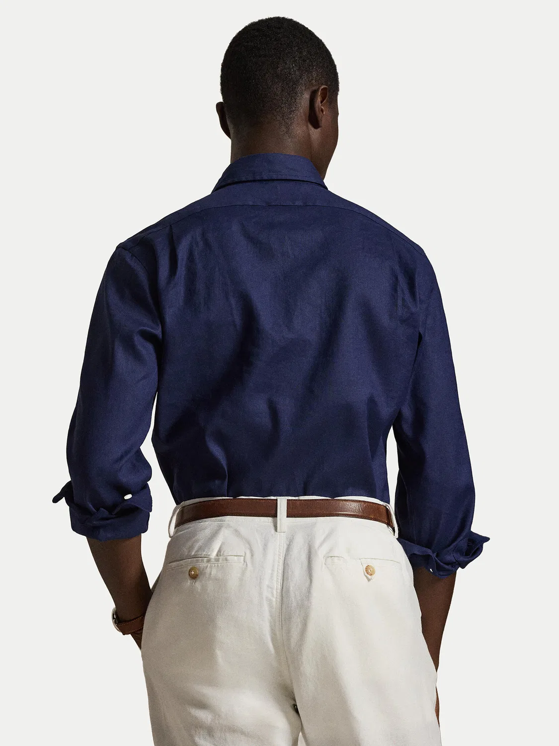 Мужская рубашка стандартного кроя Polo Ralph Lauren, темно-синий — фото 3