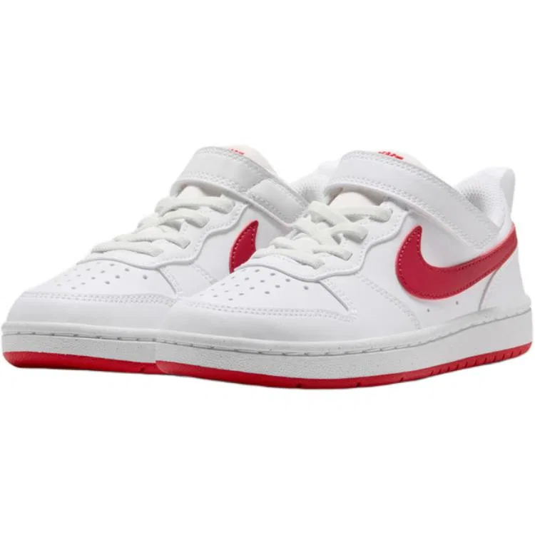 Детские кеды для скейтбординга Nike Court Borough Recraft, Red White — фото 4