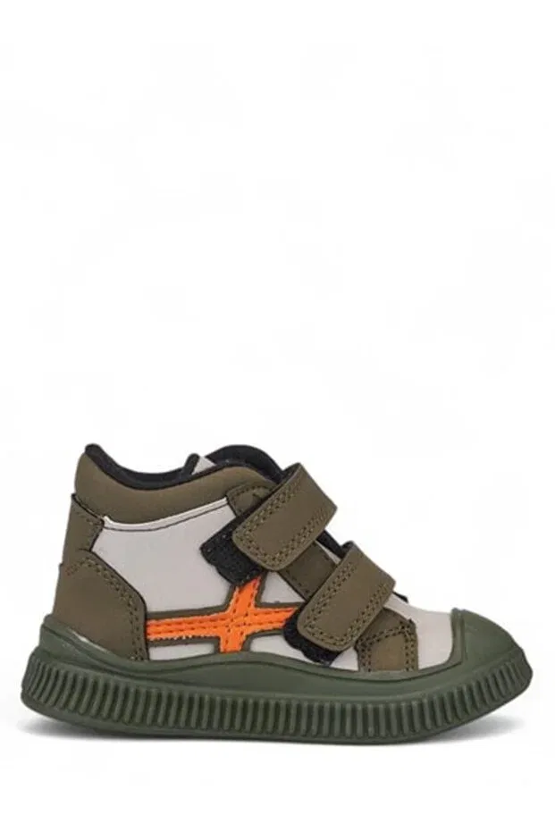 Детские ботинки для девочек зимние с принтом Arzen Bebe, Khaki