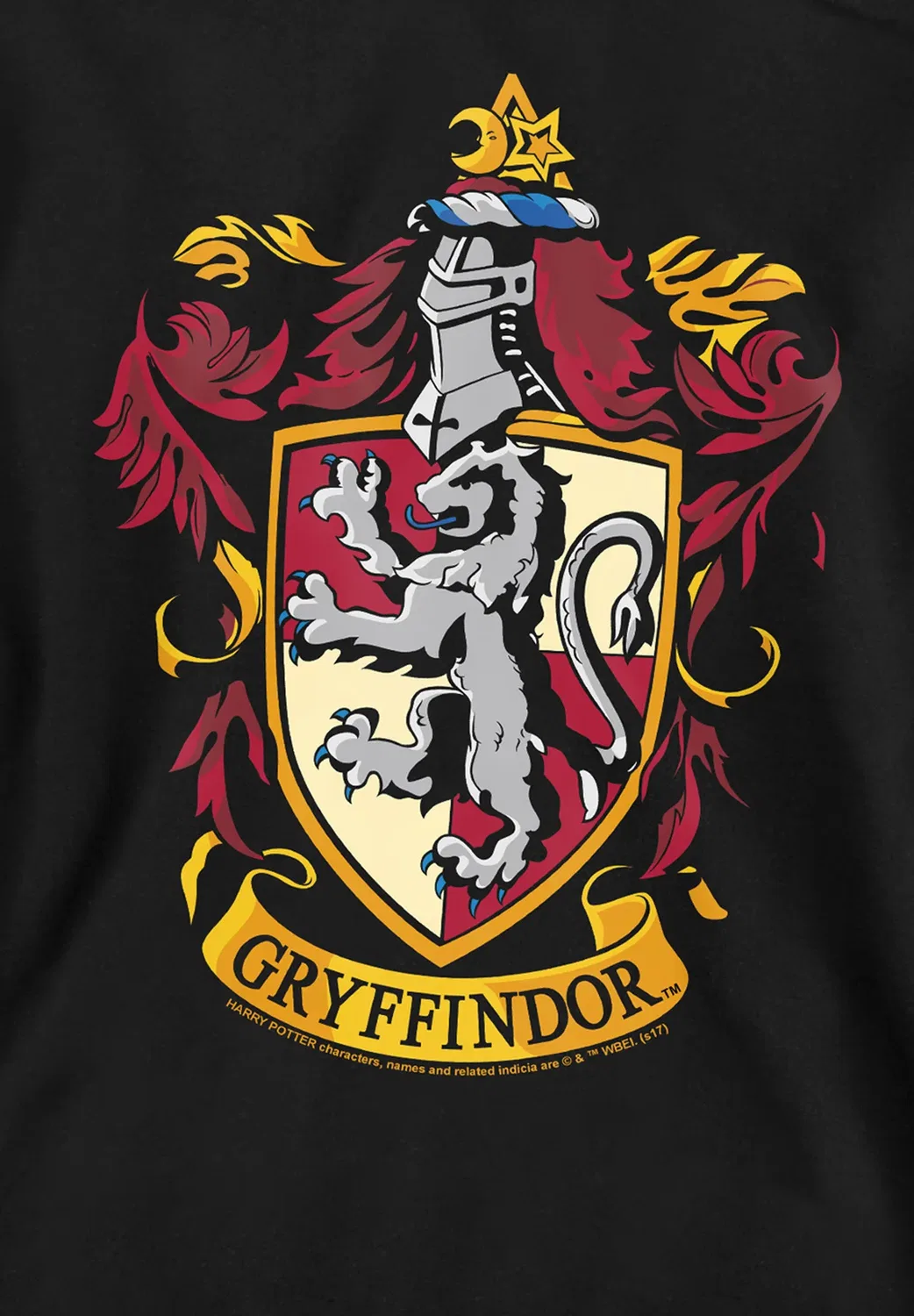 Худи унисекс с гербом Гриффиндора Harry Potter, Black — фото 3