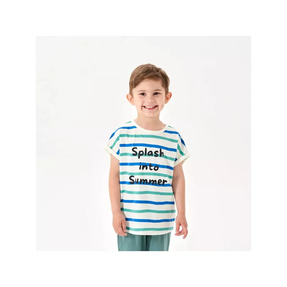 Детская футболка с длинным рукавом Laimi Bloom, Striped