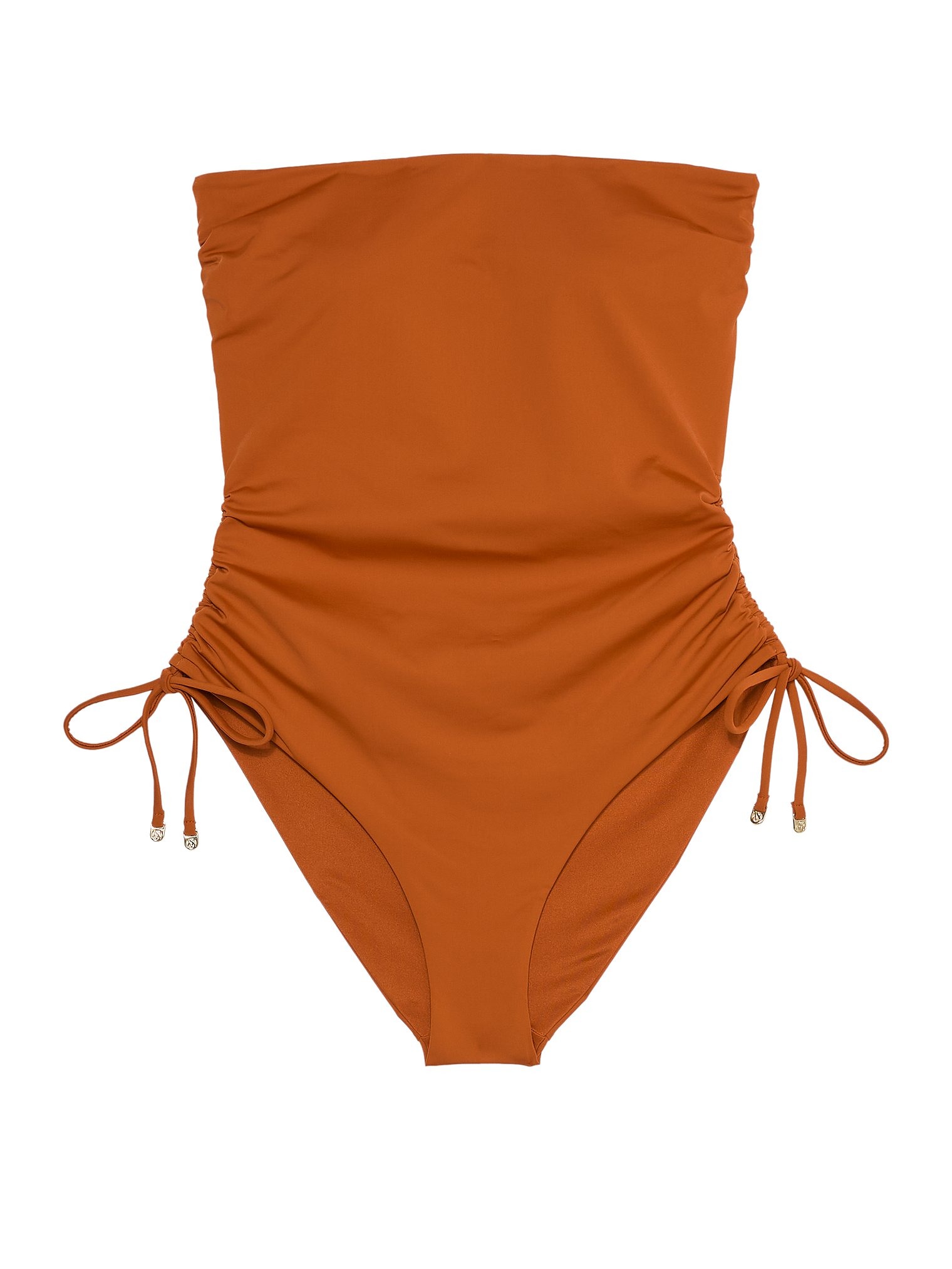 

Купальник Victoria’s Secret Essential Strapless Ruched One-Piece, оранжевый