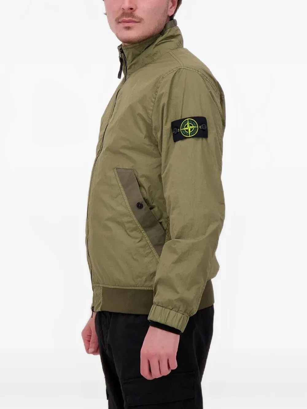 Куртка 4100111 Crinkle Reps NY Stone Island, зеленый — фото 4