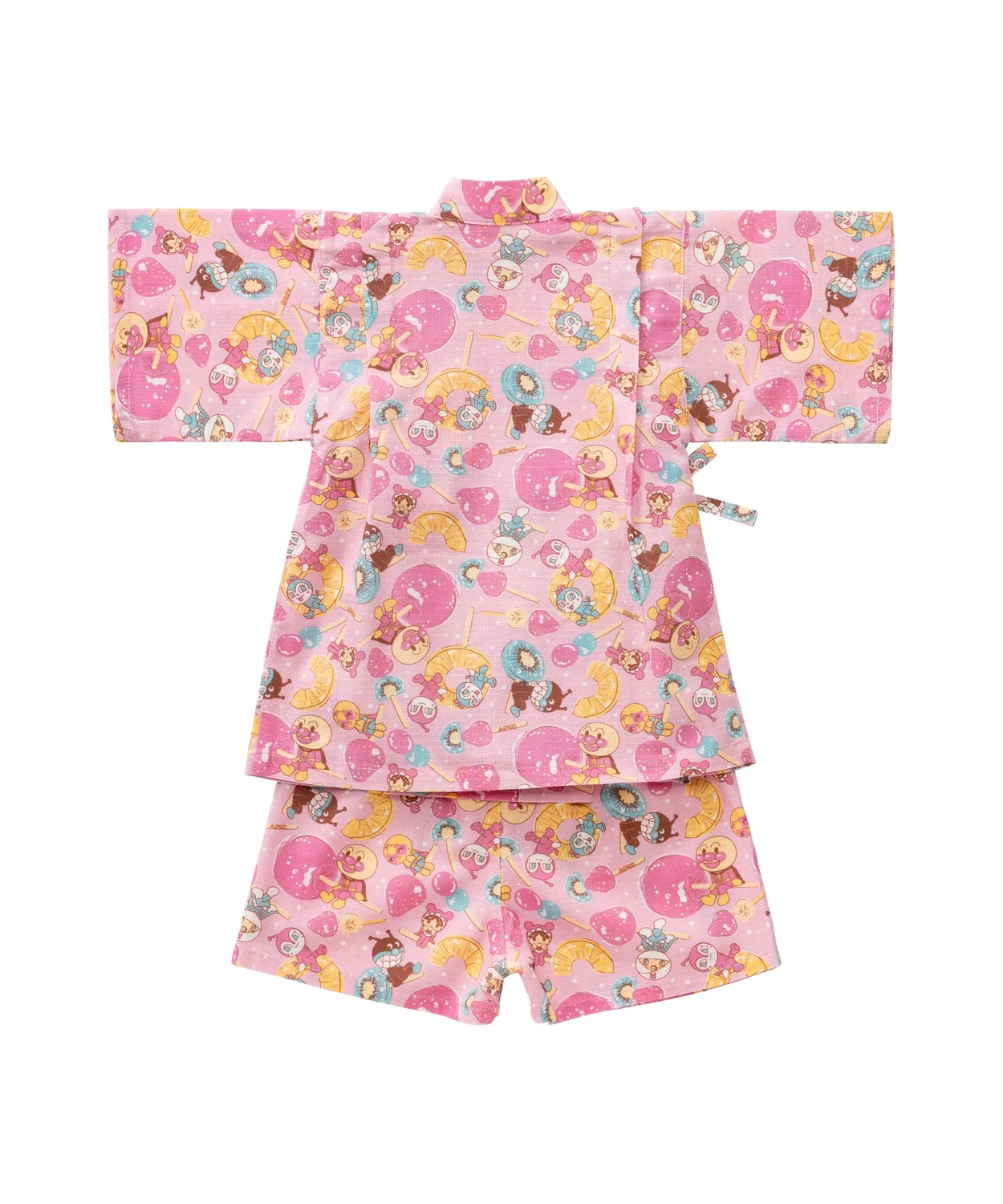 Детское кимоно с принтом Fruit Candy ANPANMAN KIDS COLLECTION, розовое — фото 4