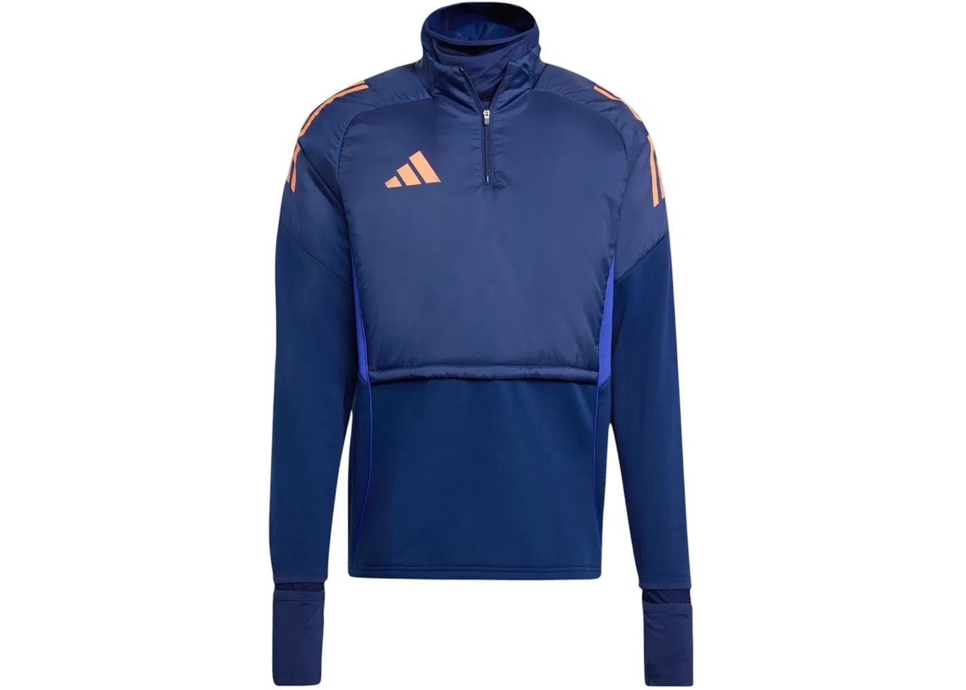 Мужская куртка-ветровка Tiro 25 Competition Winterized Adidas, Dark Blue Beam Orange