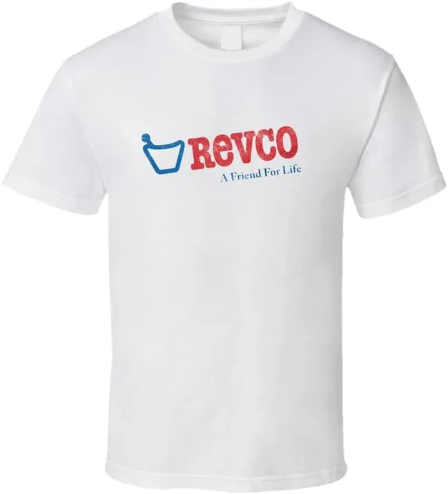 Мужская футболка с ностальгическим принтом Revco Discount Drug Stores, White