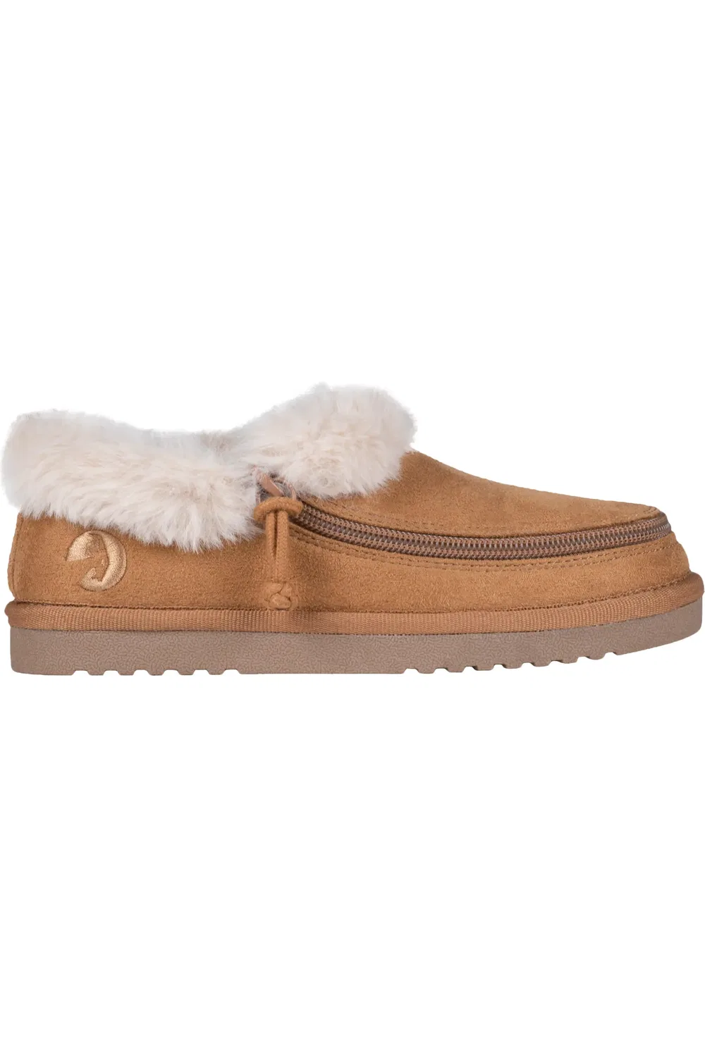 Детские тапочки на молнии из искусственного меха BILLY Footwear, Chestnut — фото 3