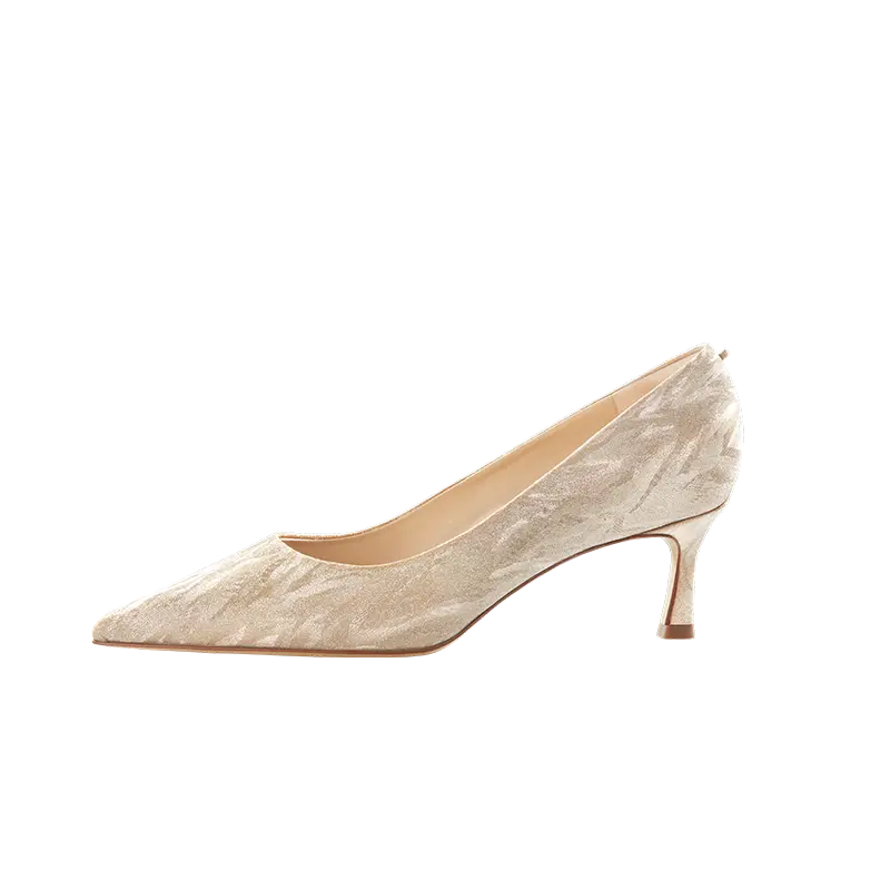 7or9 Розовые туфли-лодочки на каблуке Mermaid Princess, цвет Light Pink-5cm