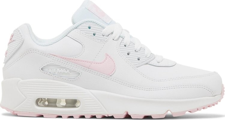

Кроссовки Nike Air Max 90 Leather GS 'White Pink Foam', белый