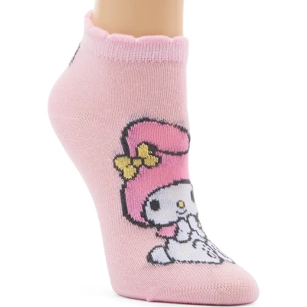 Набор из 5 детских носков Hello Kitty до щиколотки Highpoint, Hello Kitty Assorted — фото 2