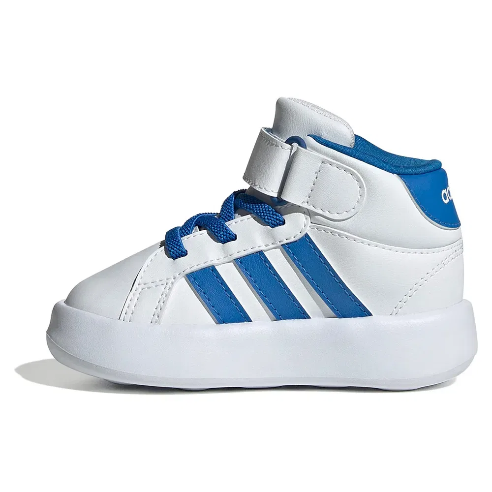 Кроссовки Grand Court Mid Adidas, белый — фото 3
