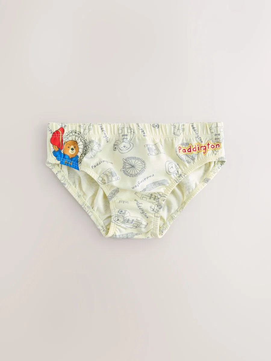 Трусики Next Underpants "Медвежонок Паддингтон" в королевском синем и светло-желтом цветах — фото 2