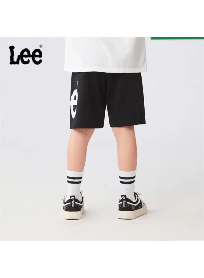 Шорты спортивные с принтом Lee, черный