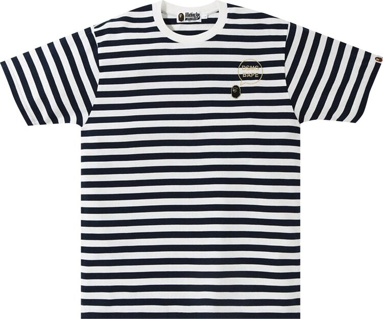 

Футболка BAPE x DSM Ginza Hoop Tee 'Navy', синий