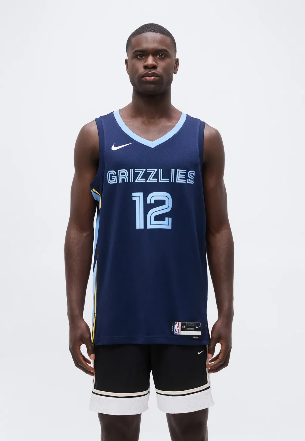 Клубная форма команды «Мемфис Гриззлис» Моранта Nike Performance, College Navy