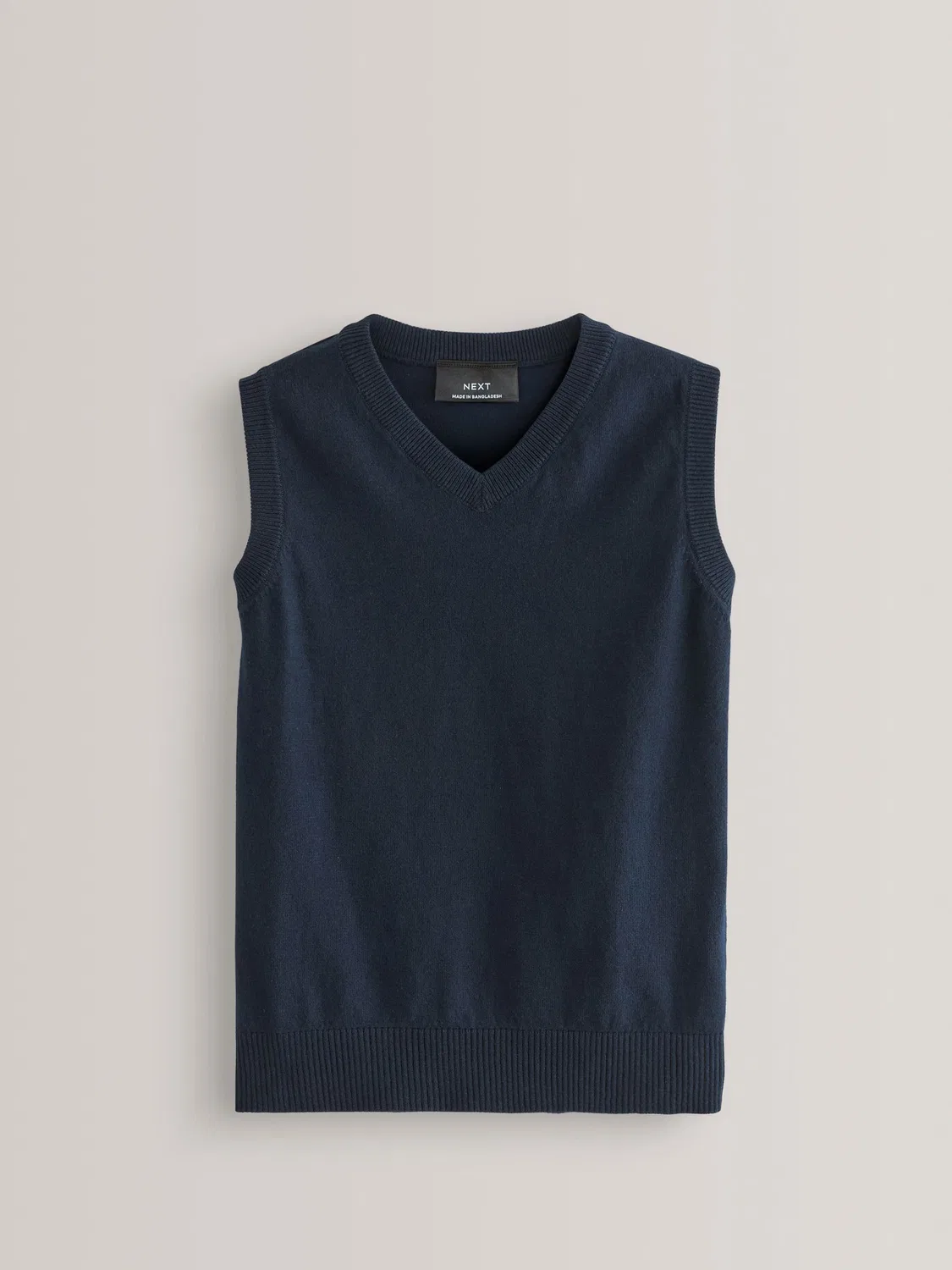 Топ-майка, V-образный вырез, Navy School Tank Top Next, синий
