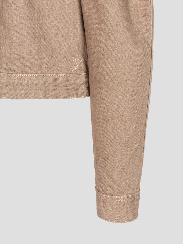 Жакет Cargo, Ovalo JACQUEMUS, Beige — фото 4