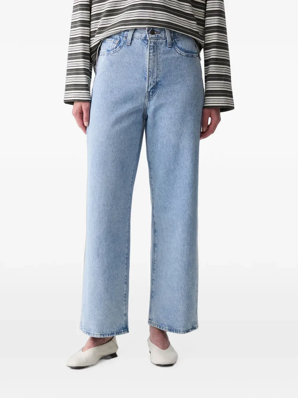 Джинсы с высокой талией и прямым кроем Levi'S, синий
