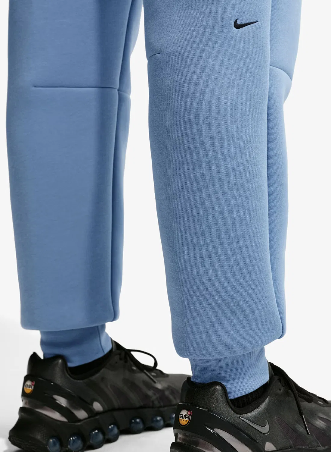Леггинсы из футера Tech Fleece с завышенной посадкой Nike, синий — фото 4