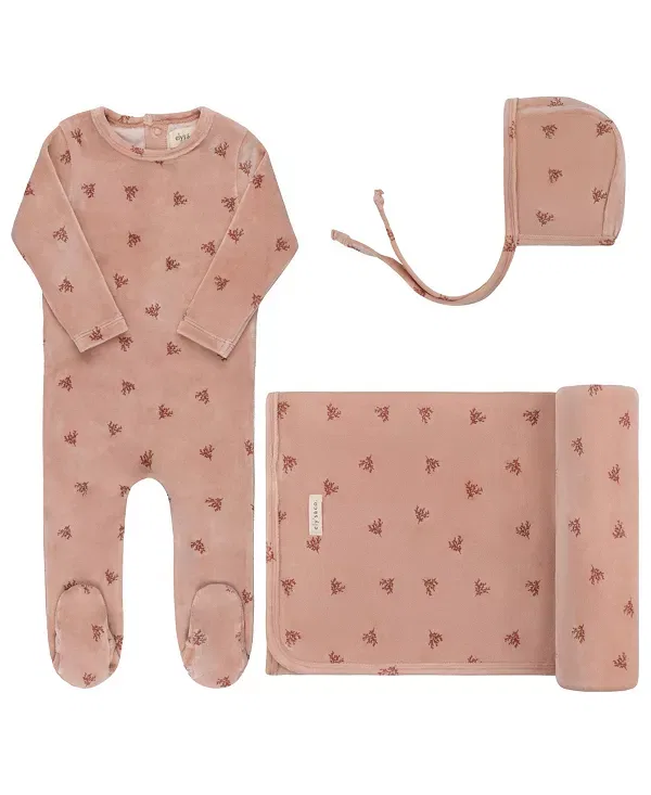 Детский комплект для новорожденных с принтом Take Me Home Set - Baby Ely'S & Co., розовый