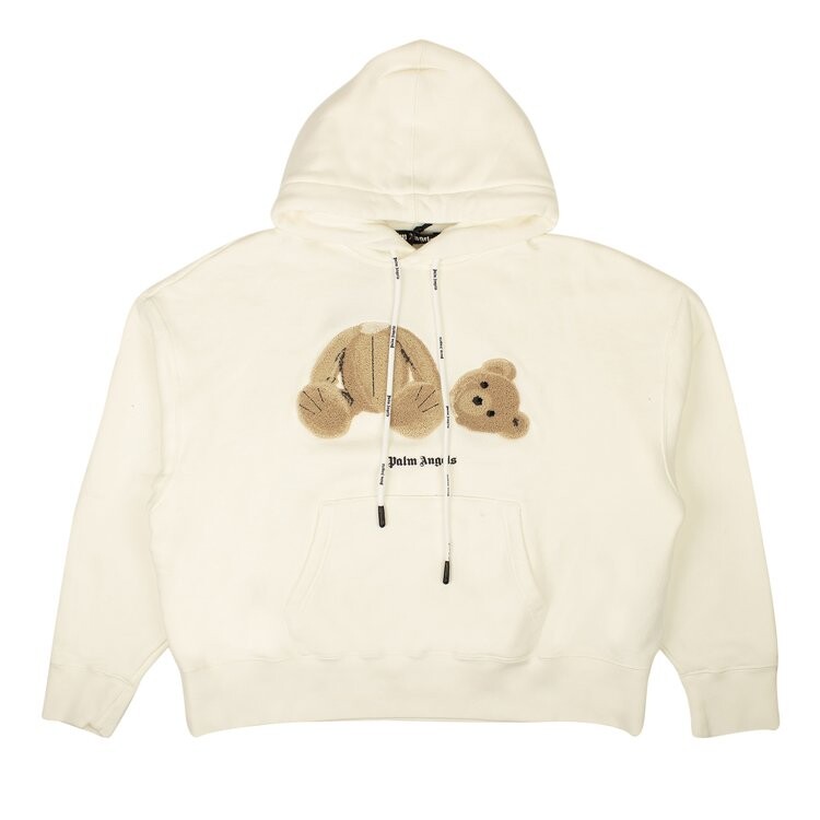 

Худи Palm Angels PA Bear Hoody 'White/Brown', белый