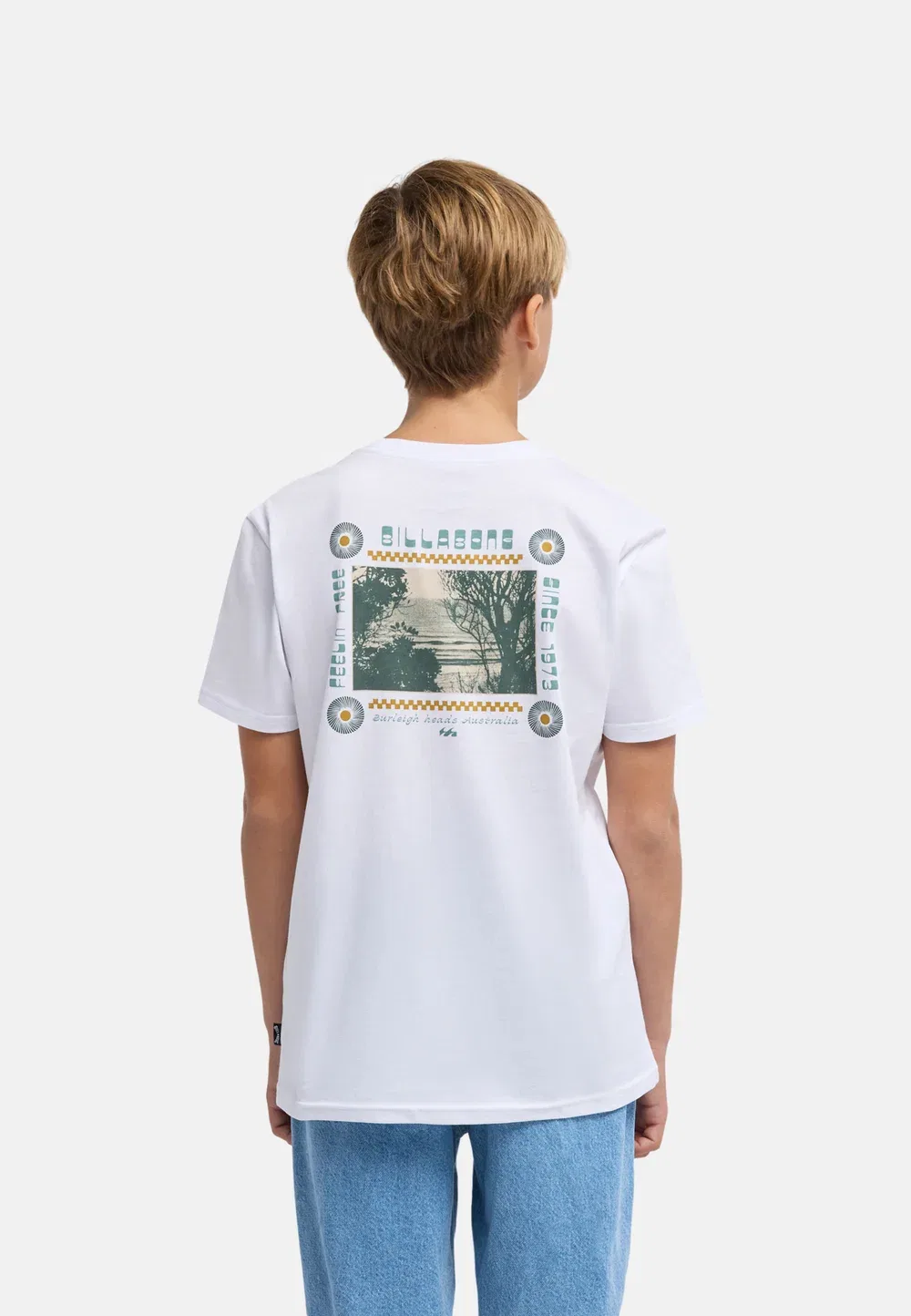 Одежда Jungen 8-16|топы ebbzt00256 - футболка с принтом Billabong, Wht — фото 2