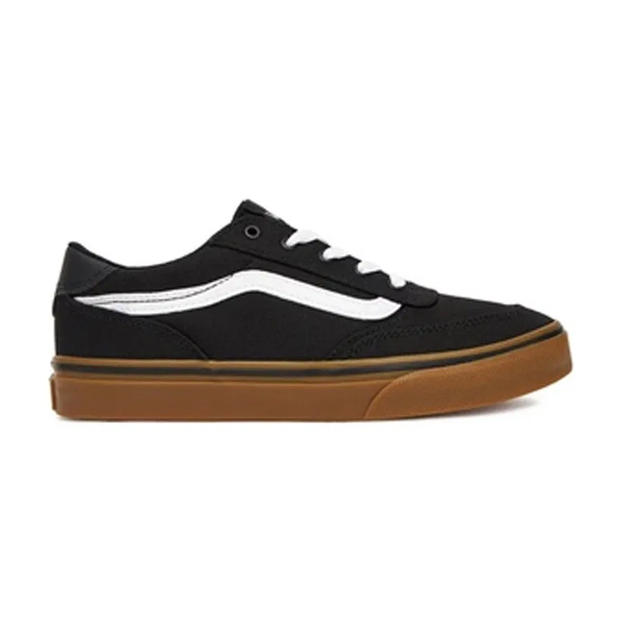 Детские кроссовки на липучке Brooklyn LS Vans, Черный — фото 3