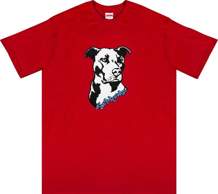 

Футболка Supreme Pitbull Tee 'Red', красный