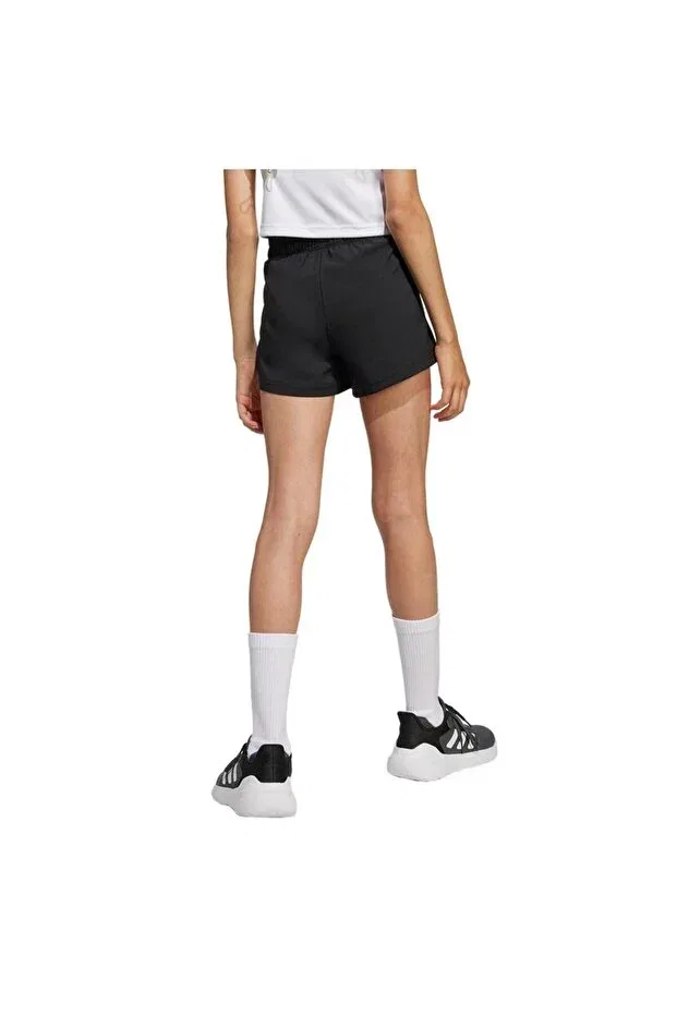 Детские шорты для девочек с цветочным принтом Adidas, Black — фото 2
