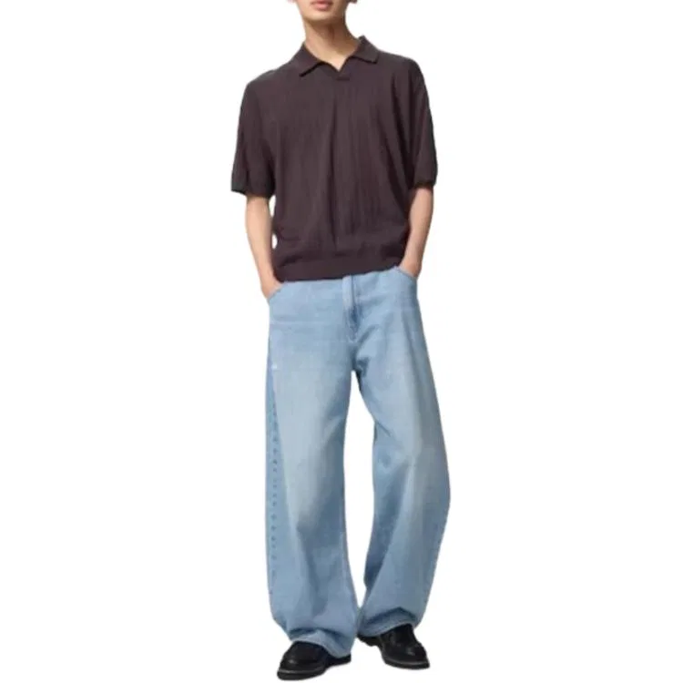 Джинсы Unisex Blue, UNIQLO, Blue — фото 4