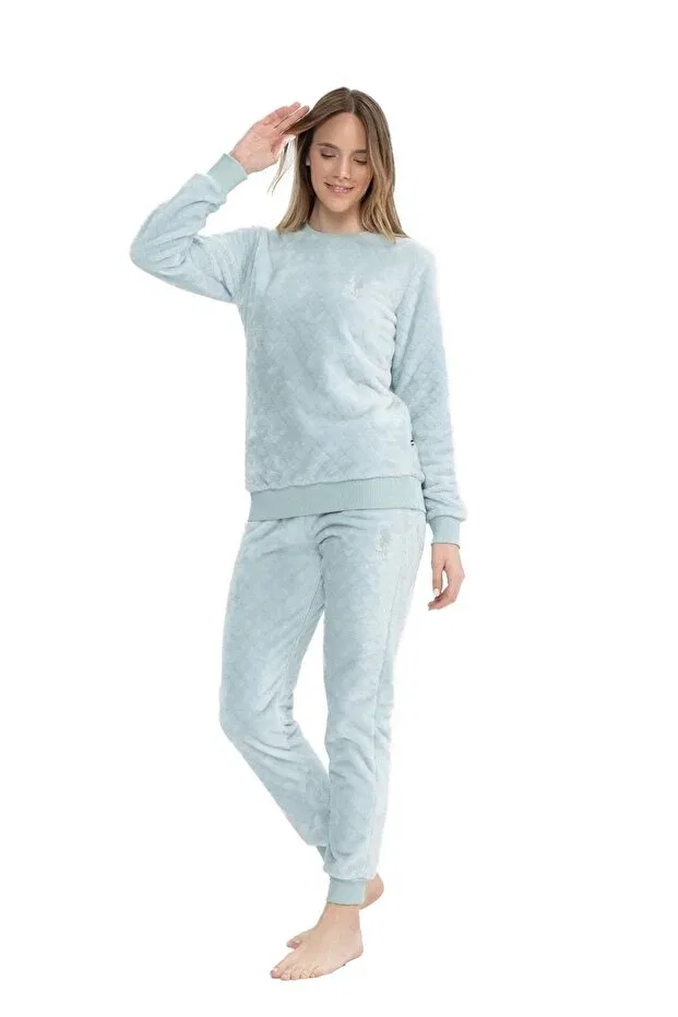 Женский комплект пижамы с длинным рукавом U.S. Polo Assn., Blue