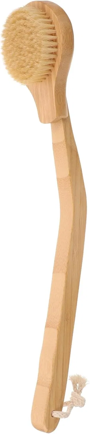 Щетка для тела с длинной ручкой, PAMINGONO, 42x8.5x4 см, Khaki