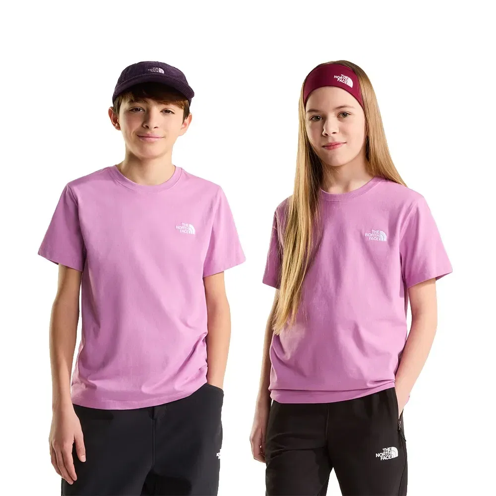 Детская футболка для девочек Evolution Simple Dome The north face, Pink