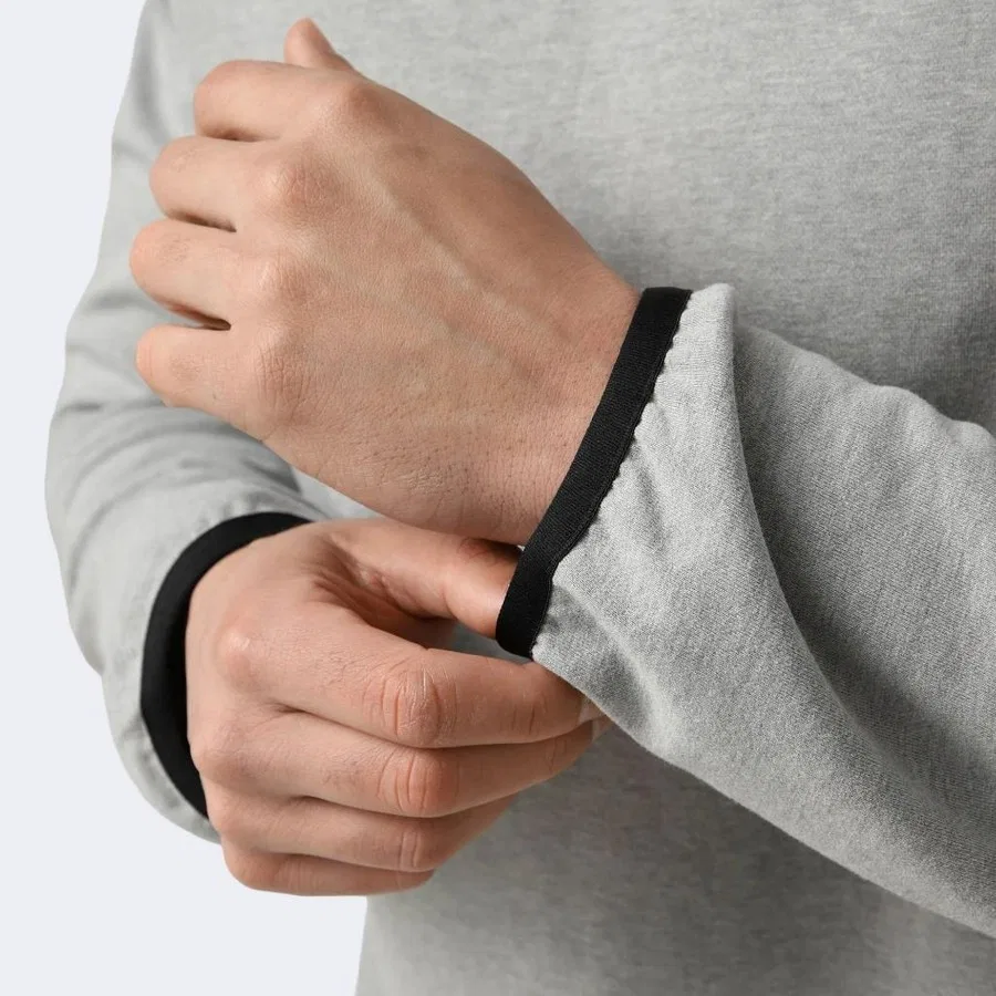 Свитшот мужской с длинным рукавом Tech Fleece Nike, Серый — фото 4